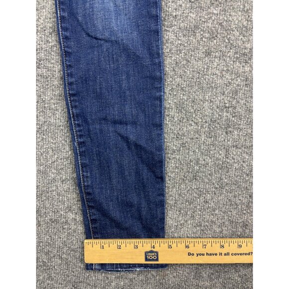 Joe's Jeans Skinny Jeans Womens 27 Blue Stretch Denim Mid Rise Faded CL-4352M - Picture 6 of 8